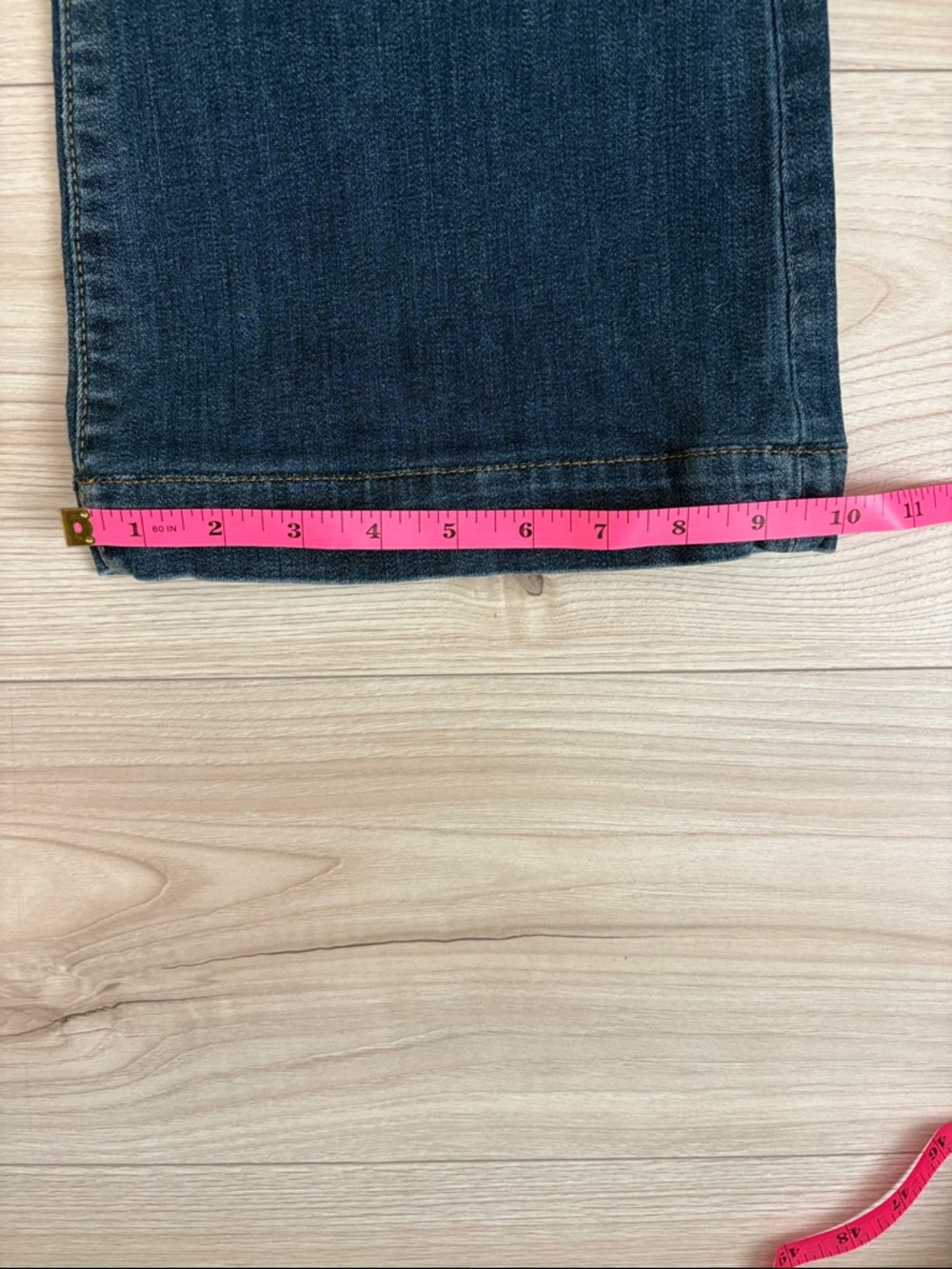 7 For All Mankind Indigo Flare Dojo - Picture 5 of 7